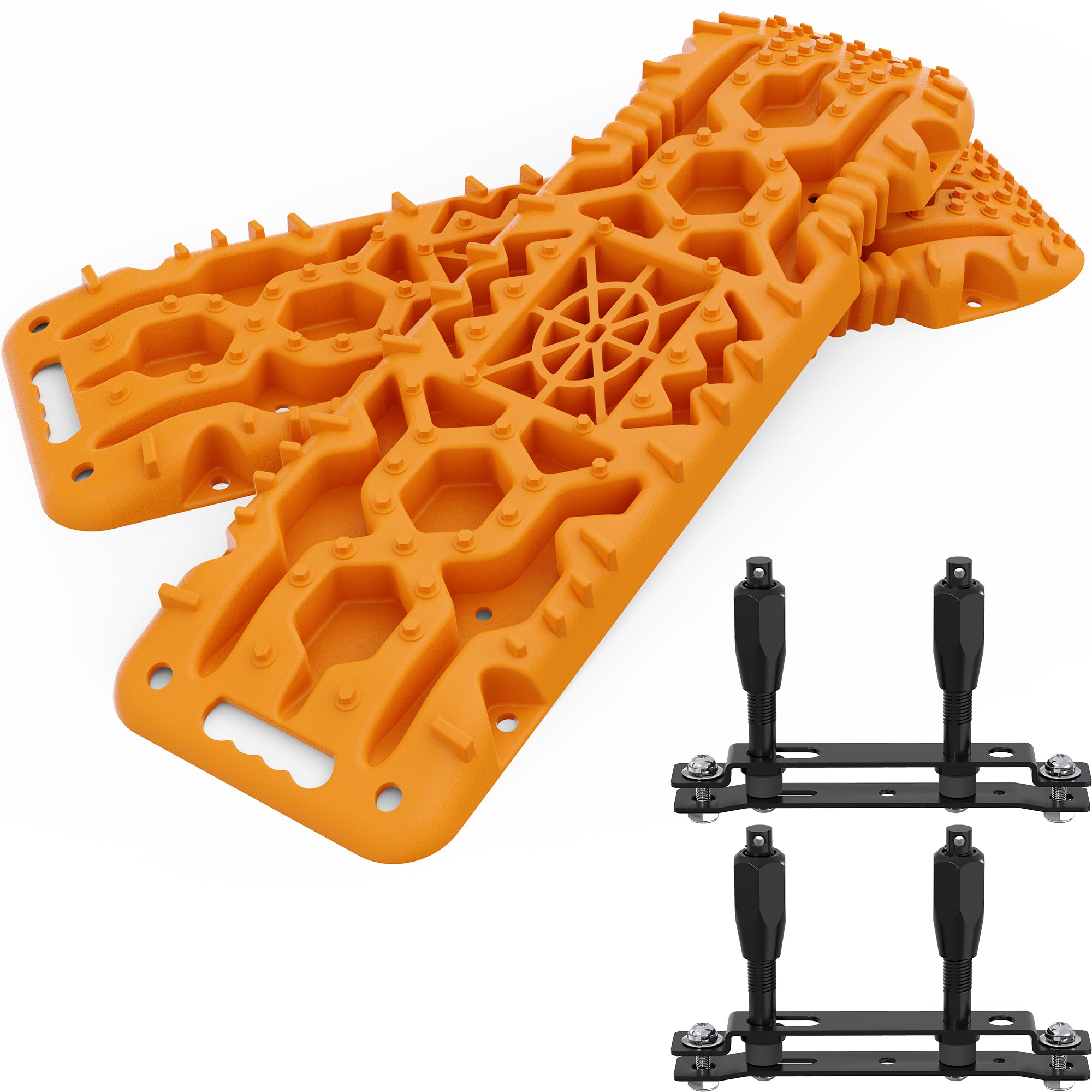 2Pcs Recovery Board with build-in Jack Base & Mounting Kit (Orange)