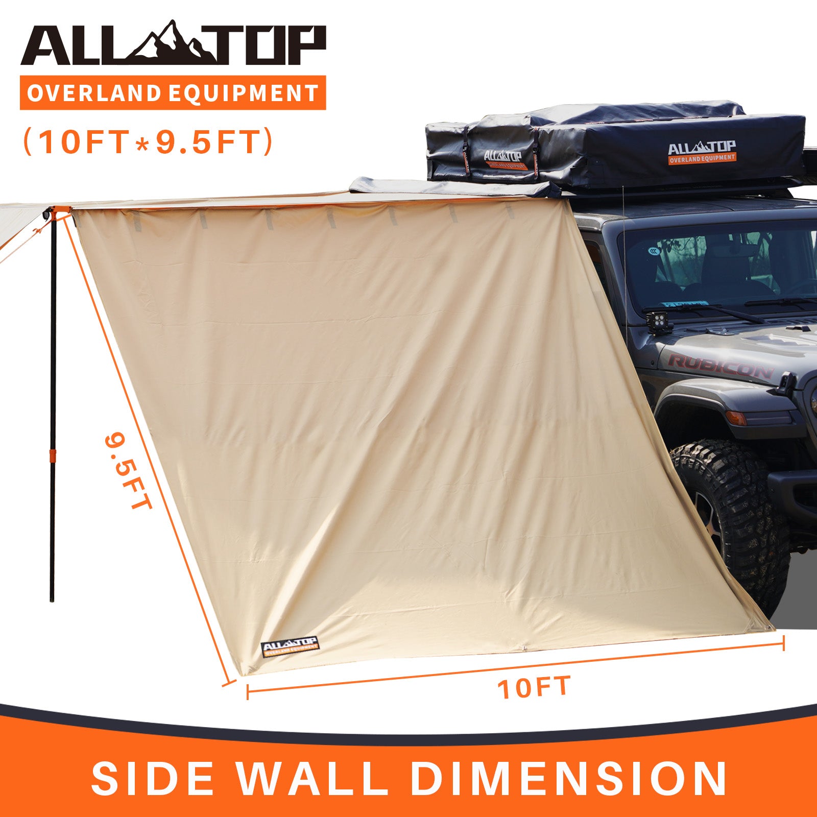 ALL-TOP Awning Wall (Side) - 10ft x 9.5ft