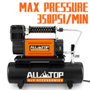 Air Compressor Kit w/ 6L Tank -150PSI - 7.06ft³/Min - 12V DC-2