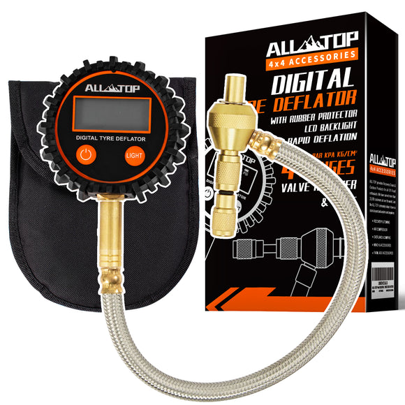 Rapid Tire Deflator w. Digital Gauge, 0-250 PSI