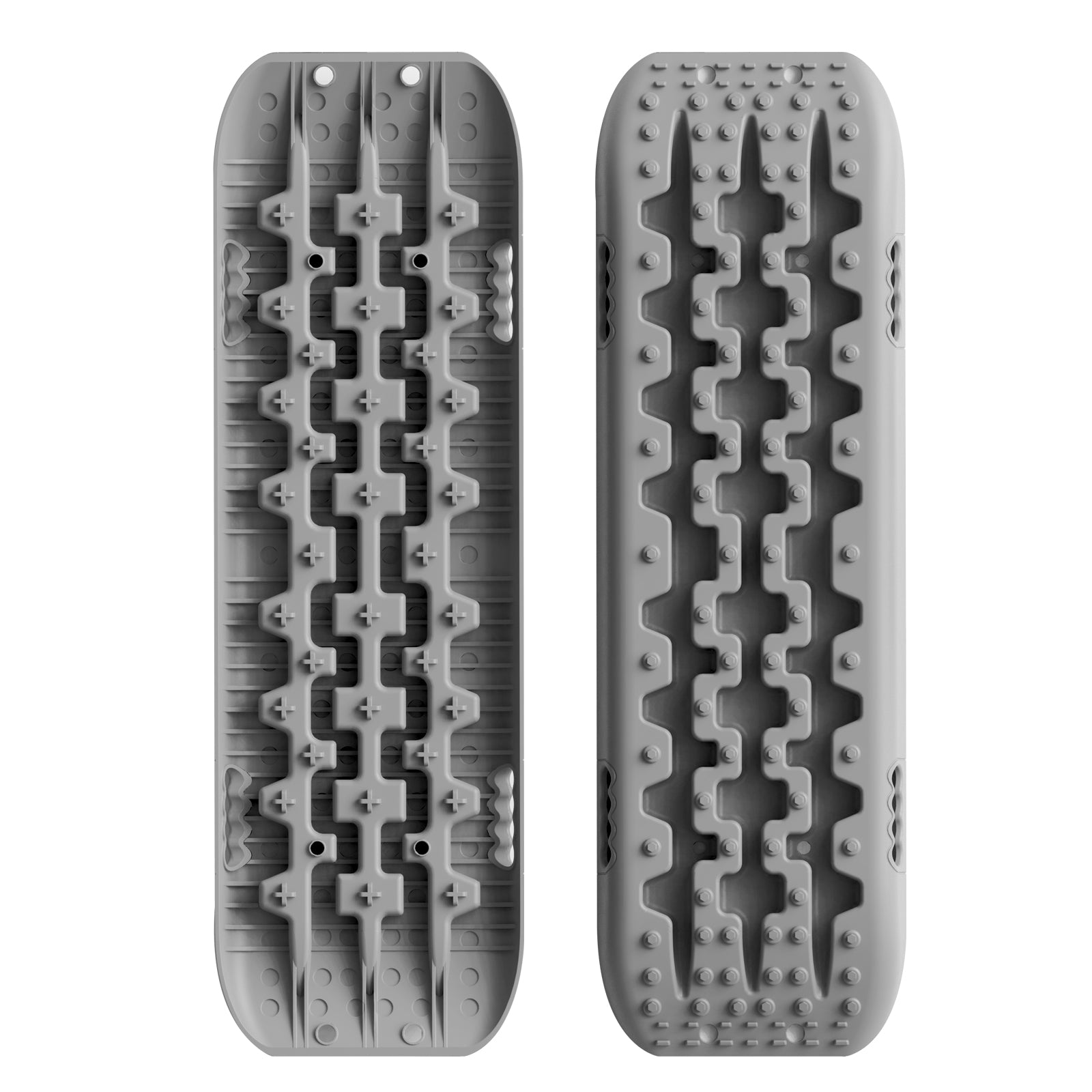 2PCS Recovery Traction Boards & Mounting Kit, 3rd Gen (Grey)