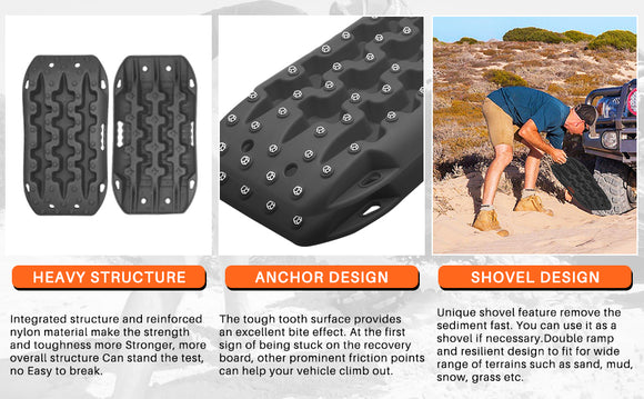 2Pcs Recovery Board Mini, 3rd Gen & Mounting Kit (Black)