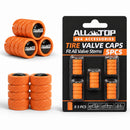 ALL-TOP Tire Valve Stem Cap Kit(5 Valve caps / Orange)-1