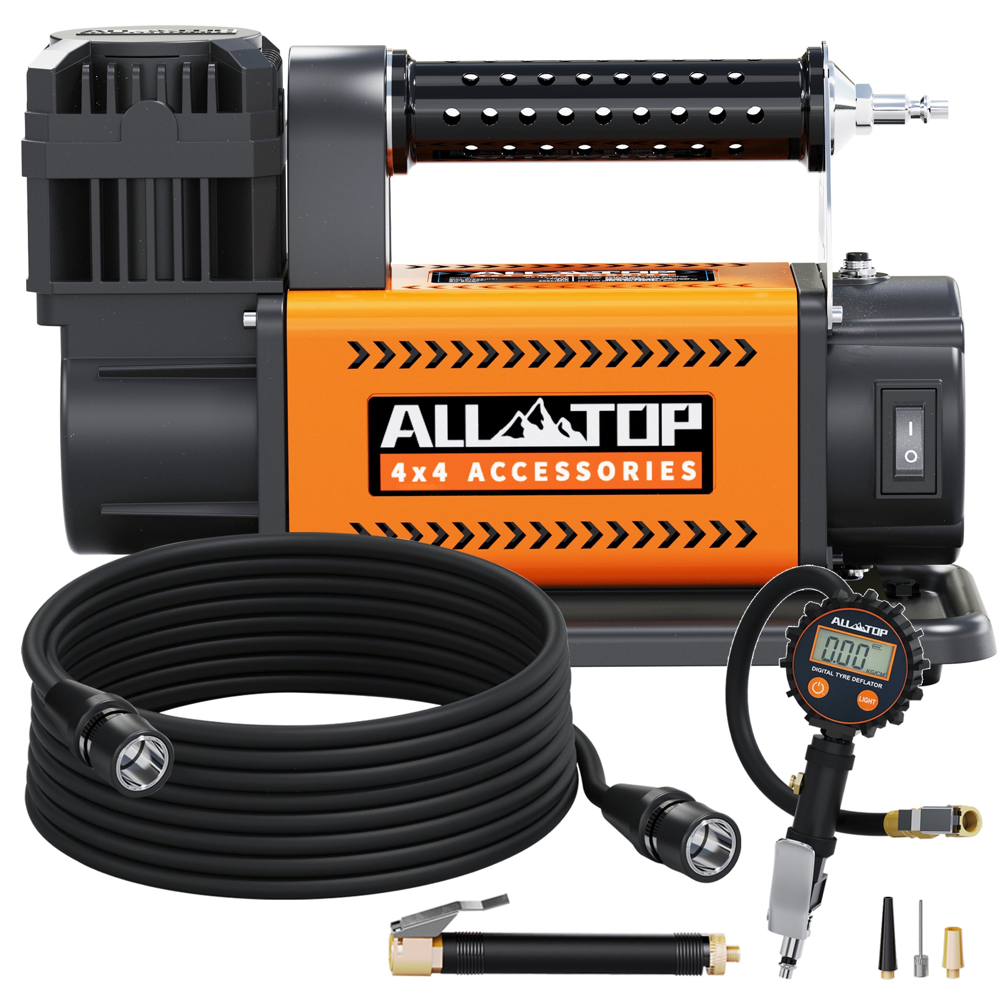 ALL-TOP Air Compressor Kit w/ Digital Pressure Gauge- 150PSI - 7.06ft³/Min - 12V DC