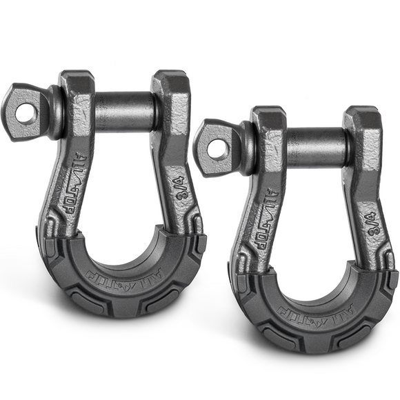 D Ring Shackle 3/4" Fully Forged with 7/8 Pin - 79500Lbs - 2PCS