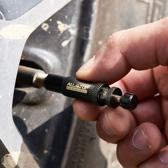 Adjustable Auto-Stop Air-Down Deflator, 10-30 PSI, 4PCS