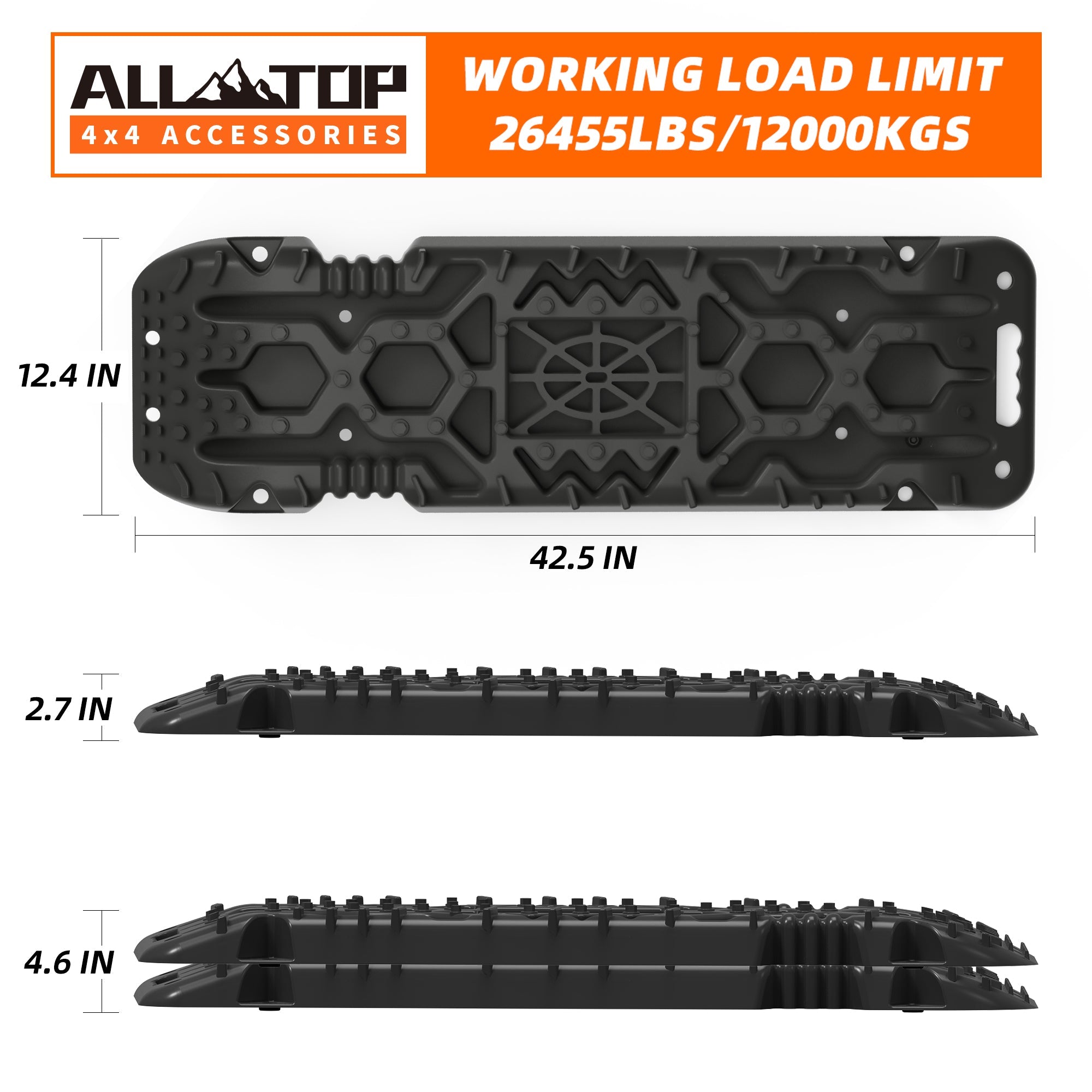 2Pcs Recovery Board with build-in Jack Base (Black)
