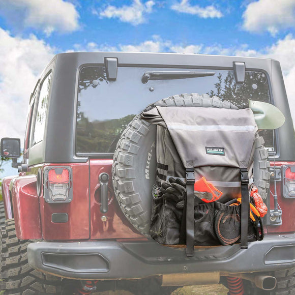 ALL-TOP Spare Tire Trash Bag - Rhino Gray