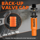 ALL-TOP Tire Valve Stem Cap Kit(5 Valve caps / Orange)-2