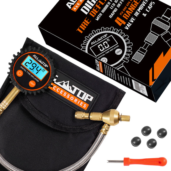 Rapid Tire Deflator w. Digital Gauge, 0-250 PSI