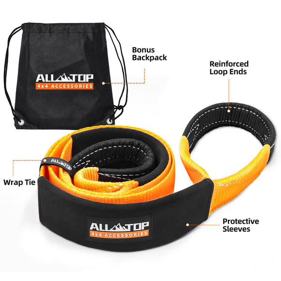 Tree Saver, Winch Extension Strap - 3in x 8ft - 32,000 Lbs