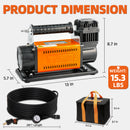 Air Compressor Kit - 150PSI - 7.06ft³/Min - 12V DC-2