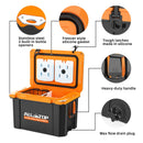 Portable Cooler Box w/ Ice Pack & Chopping Board - 55 Quart - Black-3