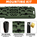 2Pcs Recovery Board with build-in Jack Base & Mounting Kit (Army Green)-4
