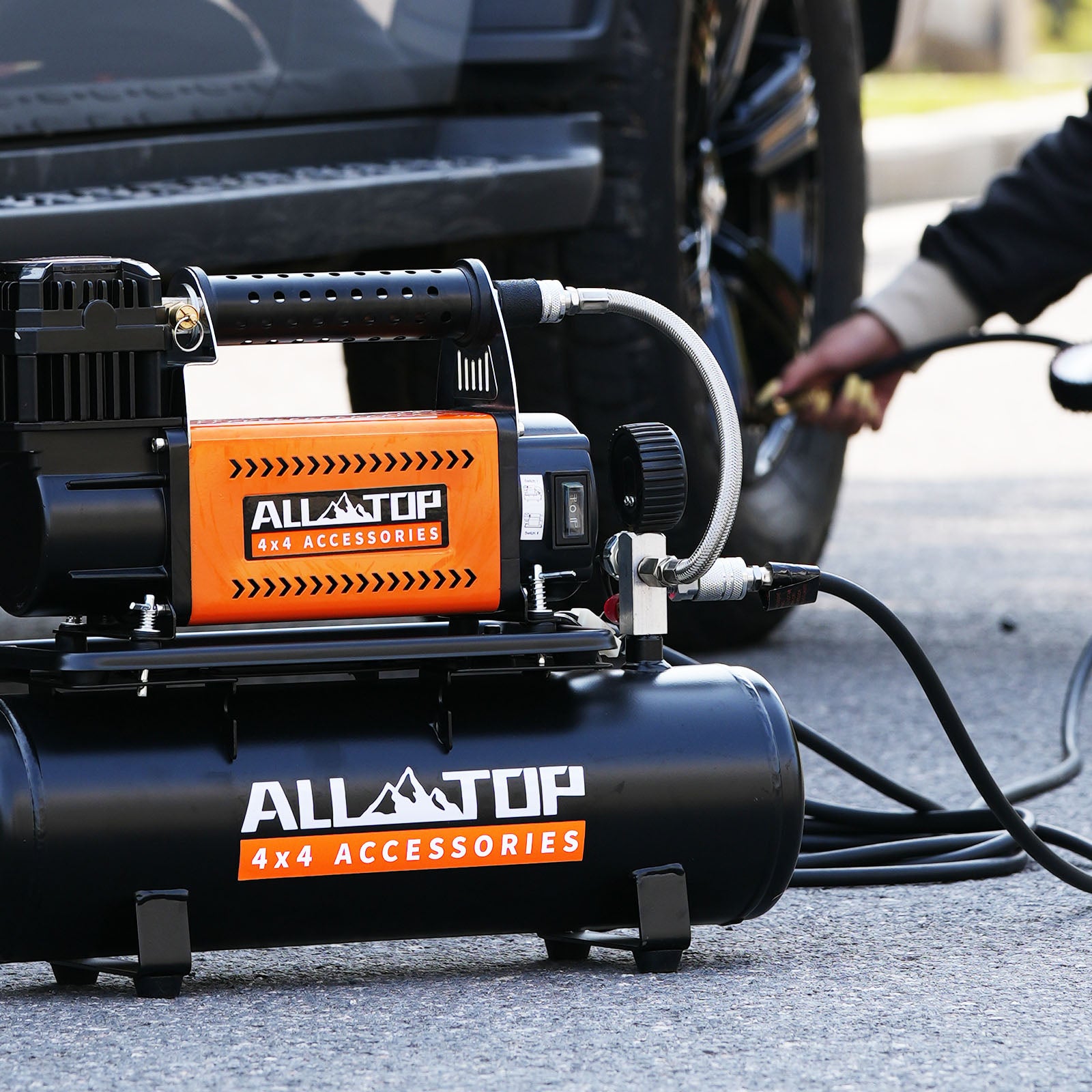 Air Compressor Kit w/ 6L Tank -150PSI - 7.06ft³/Min - 12V DC