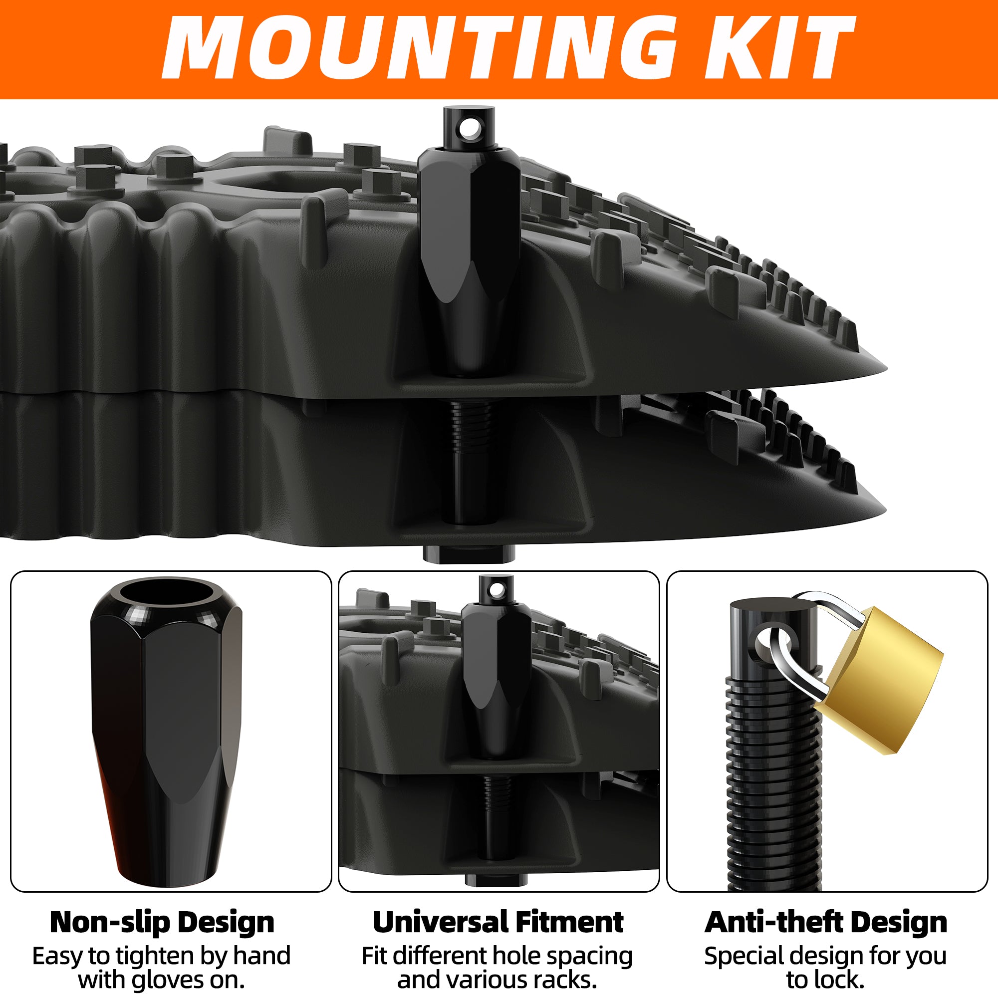 2Pcs Recovery Board with build-in Jack Base (Black)