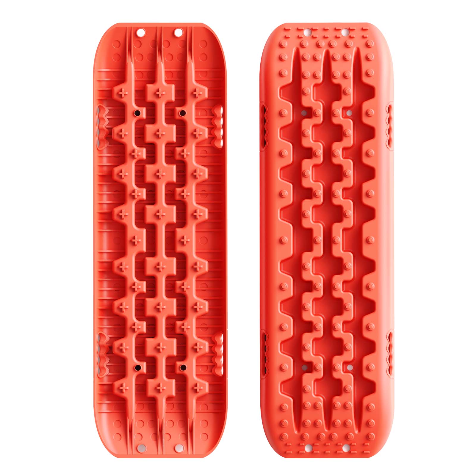 2PCS Recovery Traction Boards & Mounting Kit, 3rd Gen (Red)