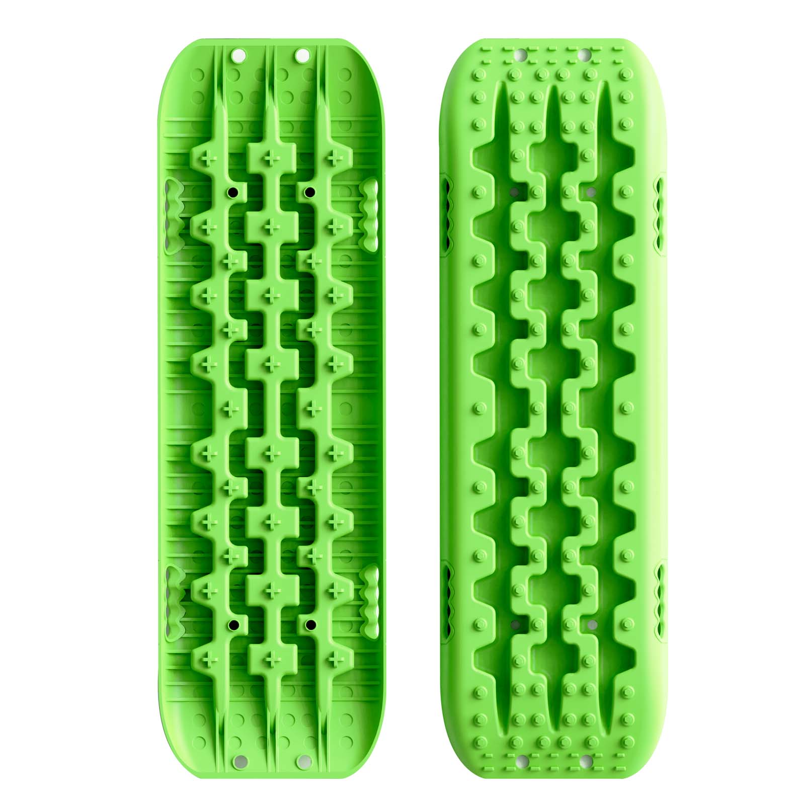 2PCS Recovery Traction Boards & Mounting Kit, 3rd Gen (Green)