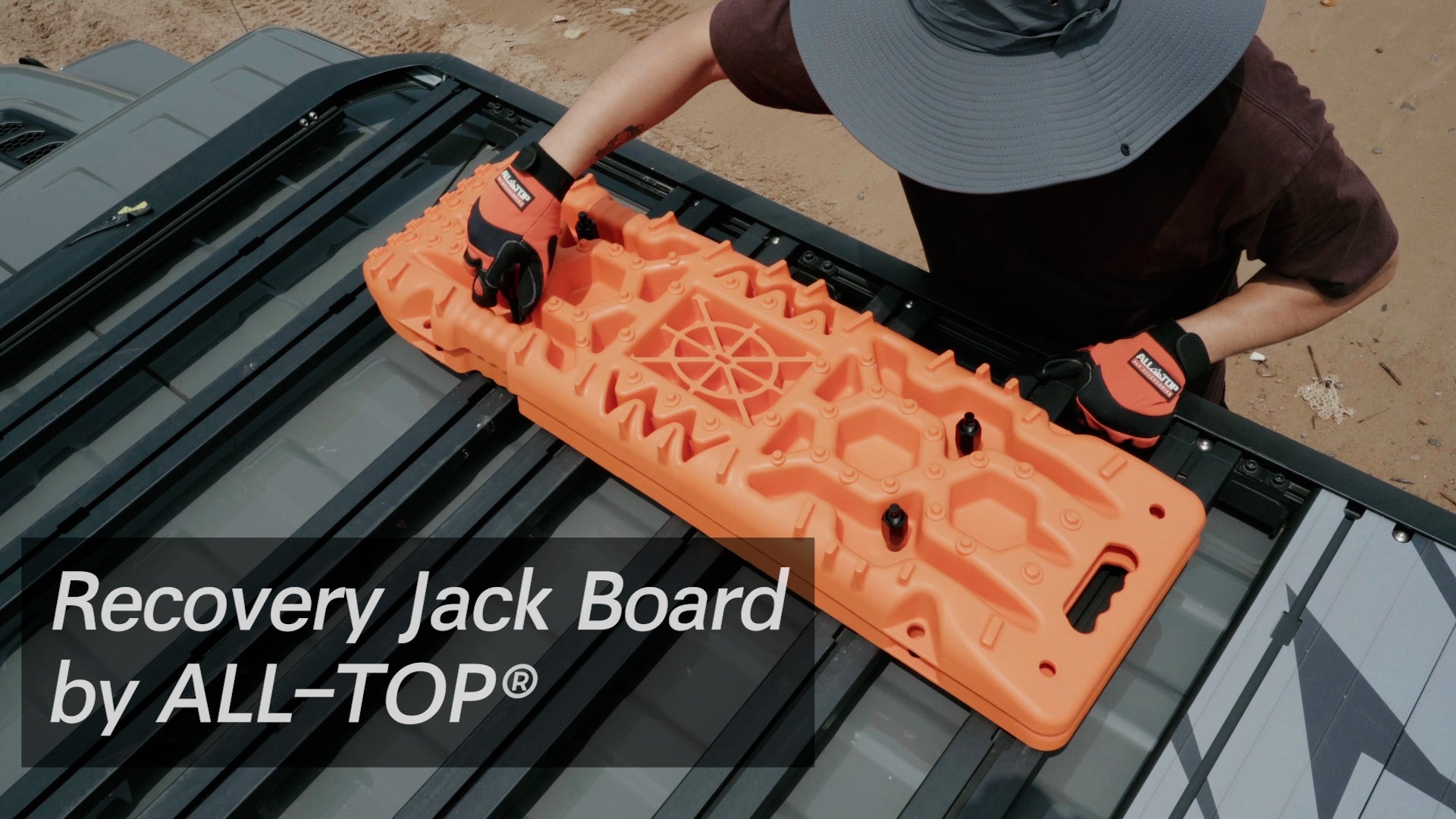 2Pcs Recovery Board with build-in Jack Base & Mounting Kit (Orange)