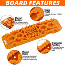 2Pcs Recovery Board with build-in Jack Base & Mounting Kit (Orange)-5