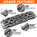 2Pcs Recovery Board with build-in Jack Base & Mounting Kit (Grey)-5