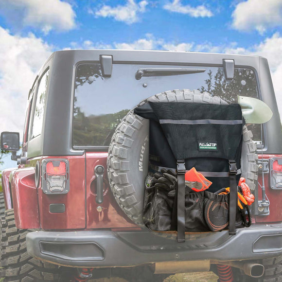 ALL-TOP Spare Tire Trash Bag - Carbon Black