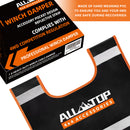 Safety Winch Cable Damper - Reflective - Black-5