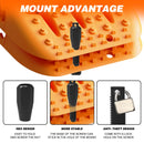 2PCS Recovery Traction Boards & Mounting Kit, 3rd Gen (Orange)-4