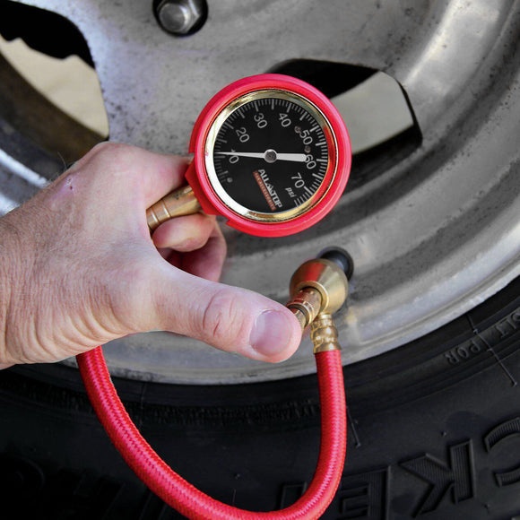 Rapid Tire Deflator w/ Gauge, 0-70 PSI