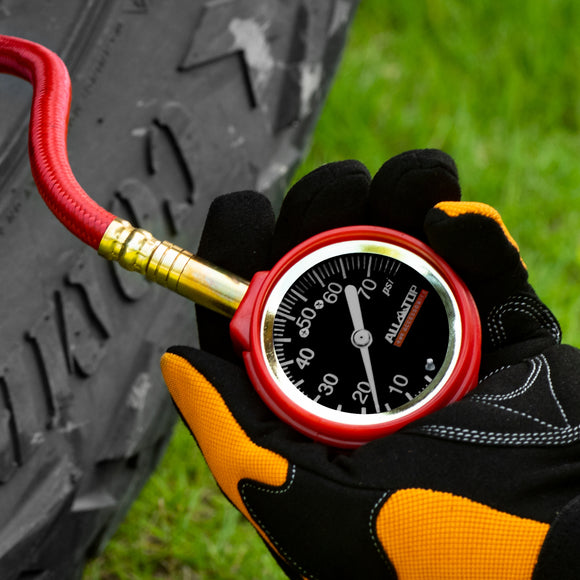 Rapid Tire Deflator w/ Gauge, 0-70 PSI