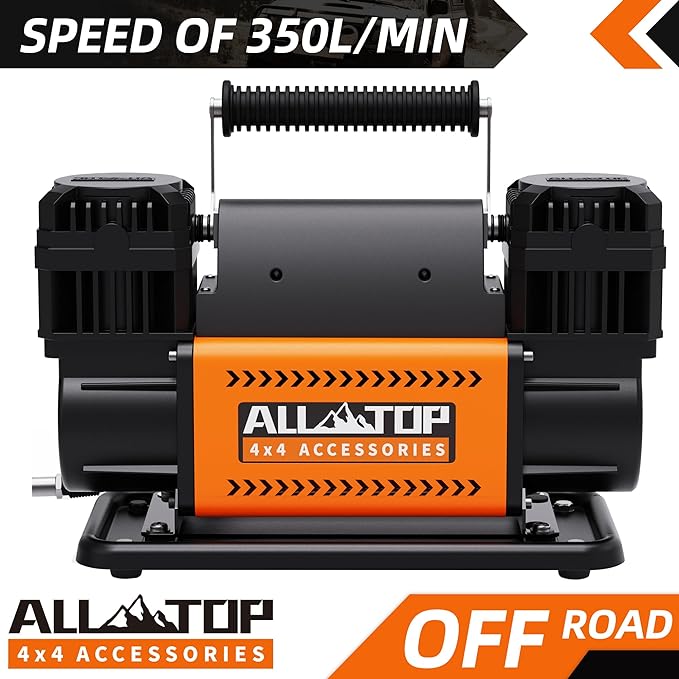 Air Compressor Kit Dual Cylinder - w/ Digital Pressure Gauge 12.35