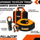Recovery Strap Kit w/ Hitch Receiver & Shackles: Strap 3in x 30ft - 35,000 Lbs-3