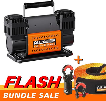 Recovery Strap Kit w/ Hitch Receiver & Shackles