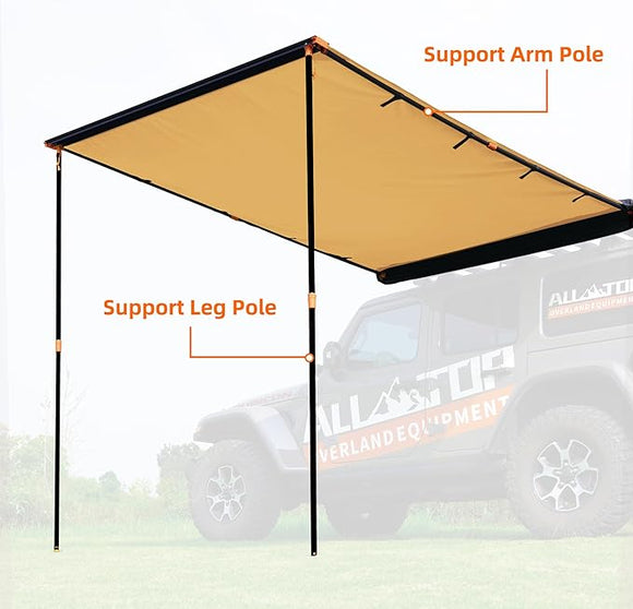 ALL-TOP Vehicle Awning Replacement Support Arm Pole (8.2FT)