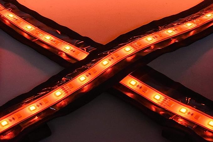 Waterproof Flexible Camping Light Strip, 1300 Lumen - Dimmable White/ Amber