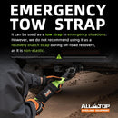 Tree Saver, Winch Extension Strap - 3in x 8ft - 32,000 Lbs（Green）-7