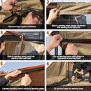 Awning Room with Floor  8.2' x 8.2' - Black Coating-3