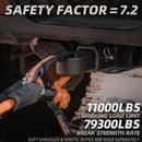 Soft Shackle Hitch Mount for 2" Receiver w/ Lock-6