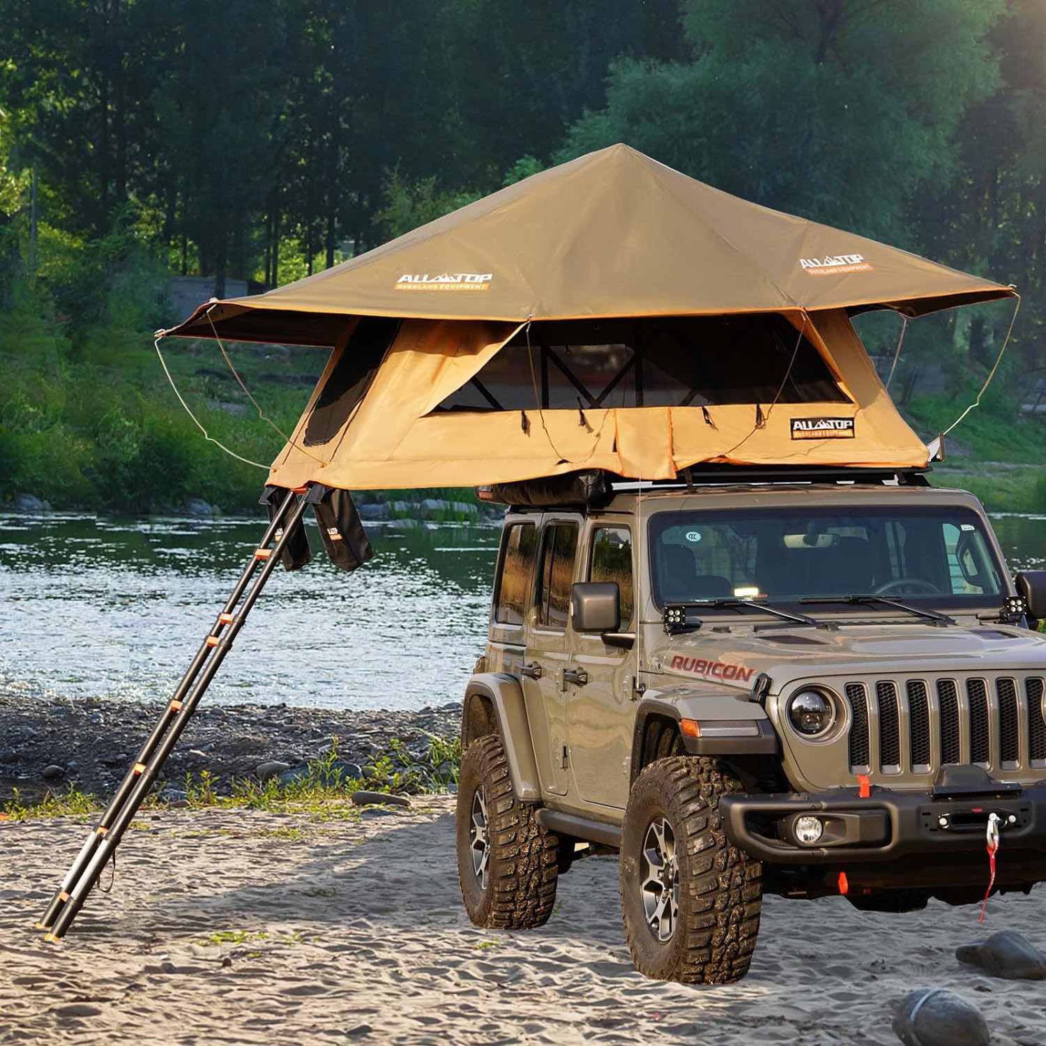 Rooftop Tent w/ Ladder - 7.9ft x 4.6ft | ALL-TOP