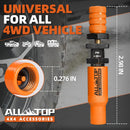 Adjustable Auto-Stop Air-Down Deflator, 10-30 PSI, 8PCS(Orange)-5