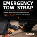 Tree Saver, Winch Extension Strap - 3in x 8ft - 32,000 Lbs-2