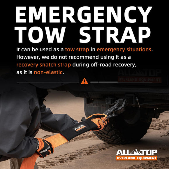 Tree Saver, Winch Extension Strap - 3in x 8ft - 32,000 Lbs