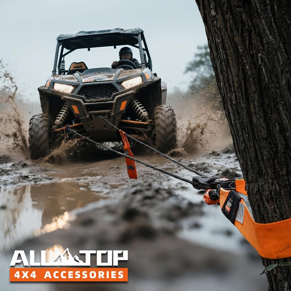 Synthetic Winch Rope Cable - 3/16" x50ft - 8350LBS