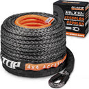 Synthetic Winch Rope Cable - 3/8" x92ft - 25500LBS-1