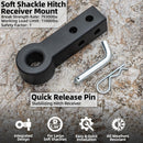 Soft Shackle Hitch Mount for 2" Receiver w/ Pin-6