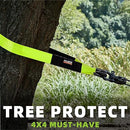 Tree Saver, Winch Extension Strap - 3in x 8ft - 32,000 Lbs（Green）-5