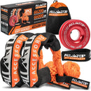 Soft Shackles + Recovery Ring Set: 2PCS x 66,200 Lbs Shackles +  Recovery Ring（red）-1