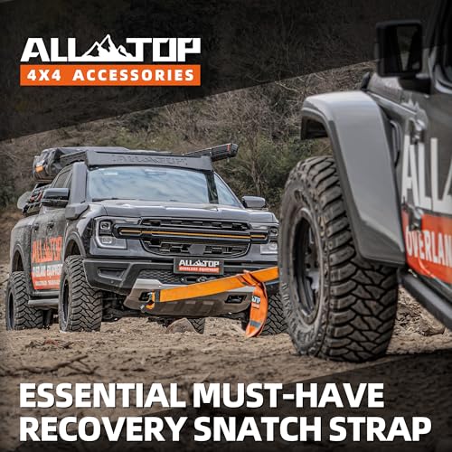 100% Nylon Recovery Tow Strap - 3in x 30ft - 35,000 Lbs