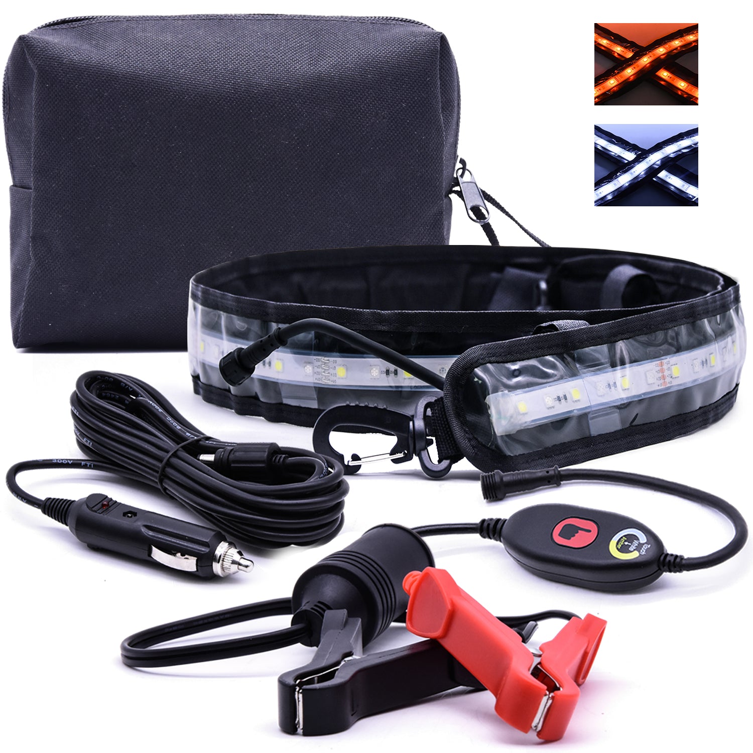 led tent light strip Waterproof Flexible Camping Light Strip, 1300 Lumen - Dimmable White/