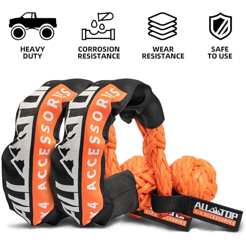 Synthetic Soft Shackles 1/2in x 22in - 48,300 Lbs - 2 PCS